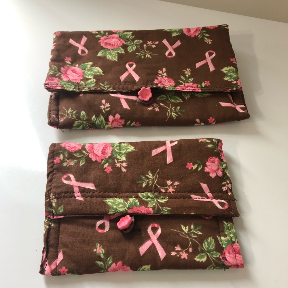 5/$25 2 Breast Cancer Awareness Handmade Wallets